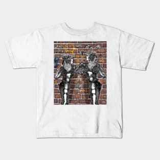 Graffiti Hearts [Digital Figure Illustration] Kids T-Shirt